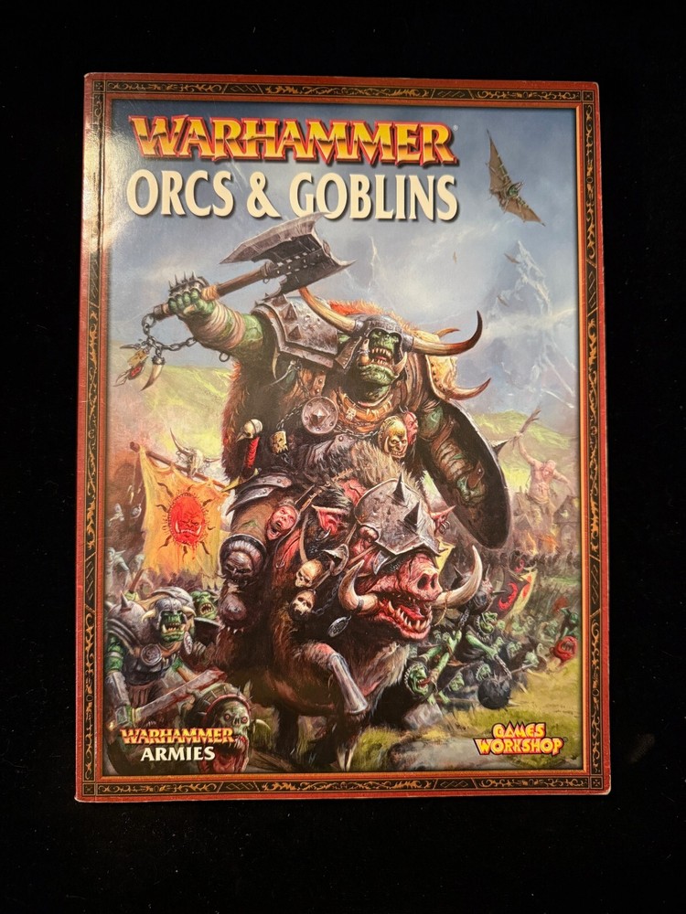 Games Workshop Warhammer Orcs & Goblins Rulebook Supplement Codex AoS Lot