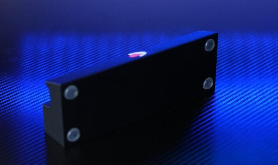 Steam Deck Desk Stand 3D Printed with red logo
