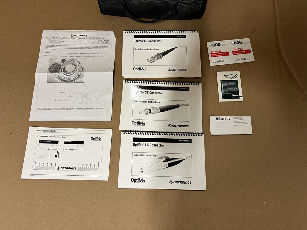 Optimo Ortronics Secor Connector Installation Tool Kit Used