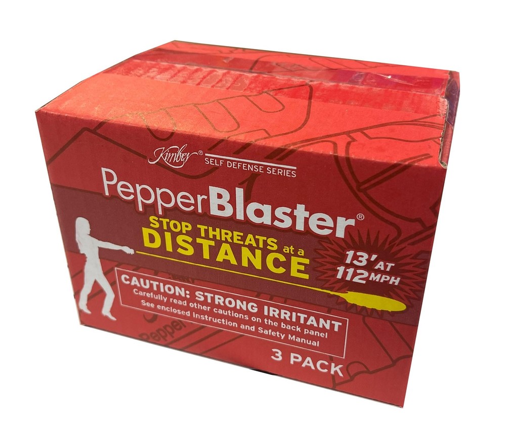Less-Lethal PepperBlaster 3 - (3 Pack) - Red