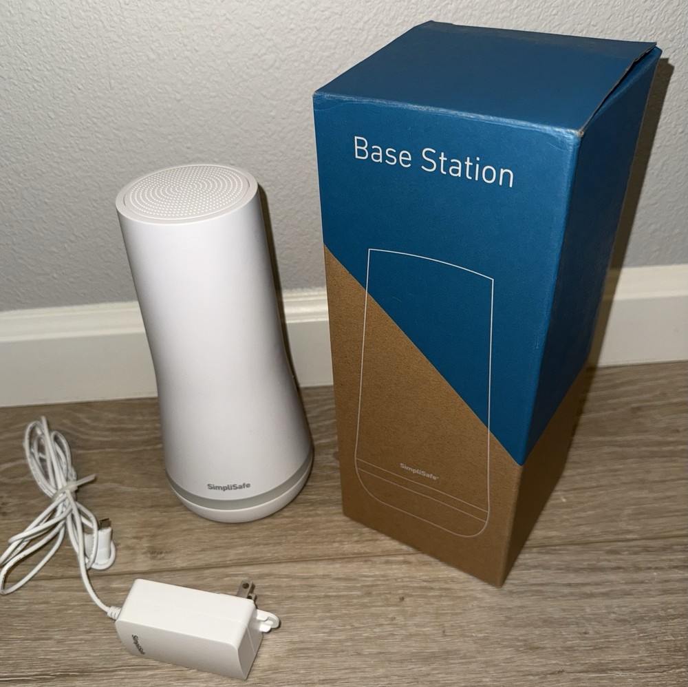 SimpliSafe Home Security System BASE STATION SSBS3 + OEM AC Power Cable