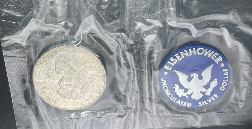 1971-S Eisenhower Silver Dollar 40% SILVER UNCIRCULATED IN OGP