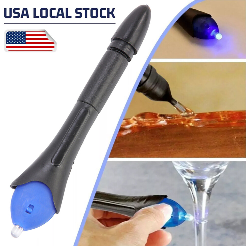 Fix UV Light Repair Hand Tool Quick 5 Second Glue Refill Liquid Plastic Welding