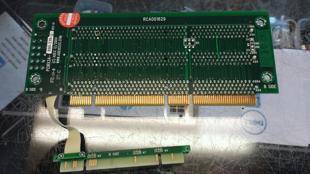 USED ADEX ELECTRIC PCIRX3A-01 PCI RIGHTANGLE RISERCARD CISCO MEDIA ENCODER 2000