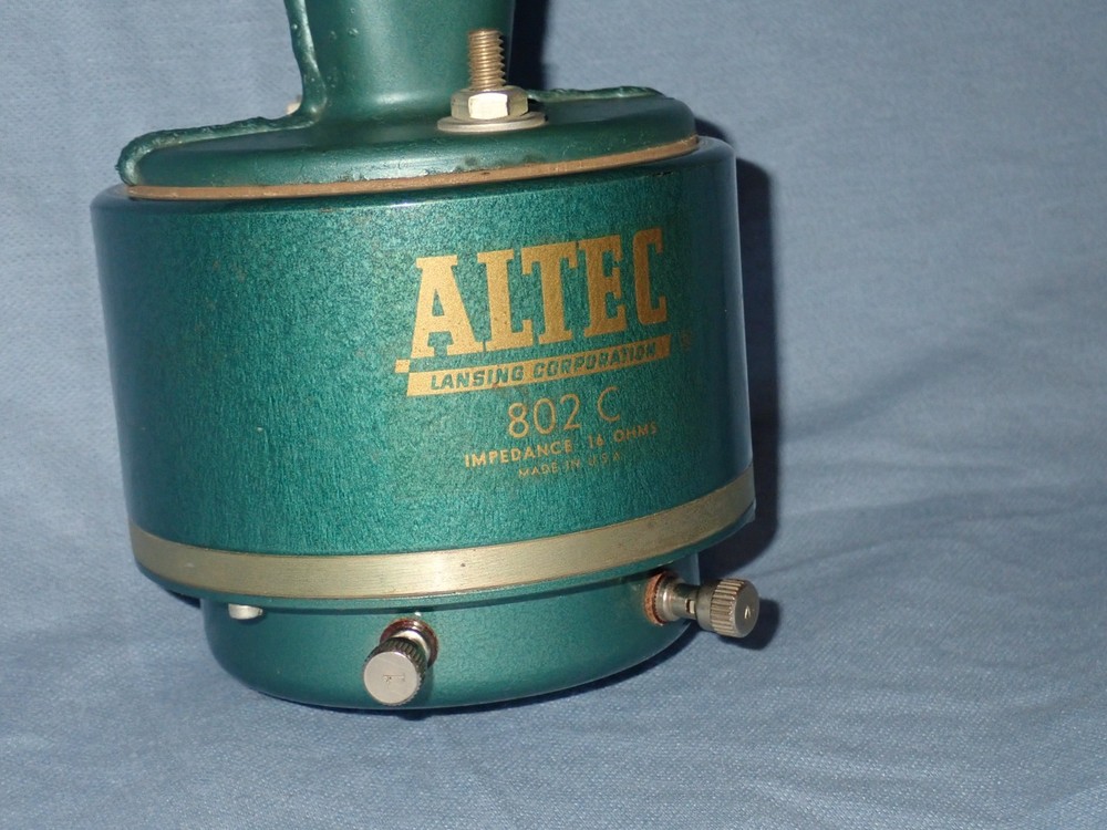 Altec 811B Horn & 802C Driver, N-800-D Crossover, Working