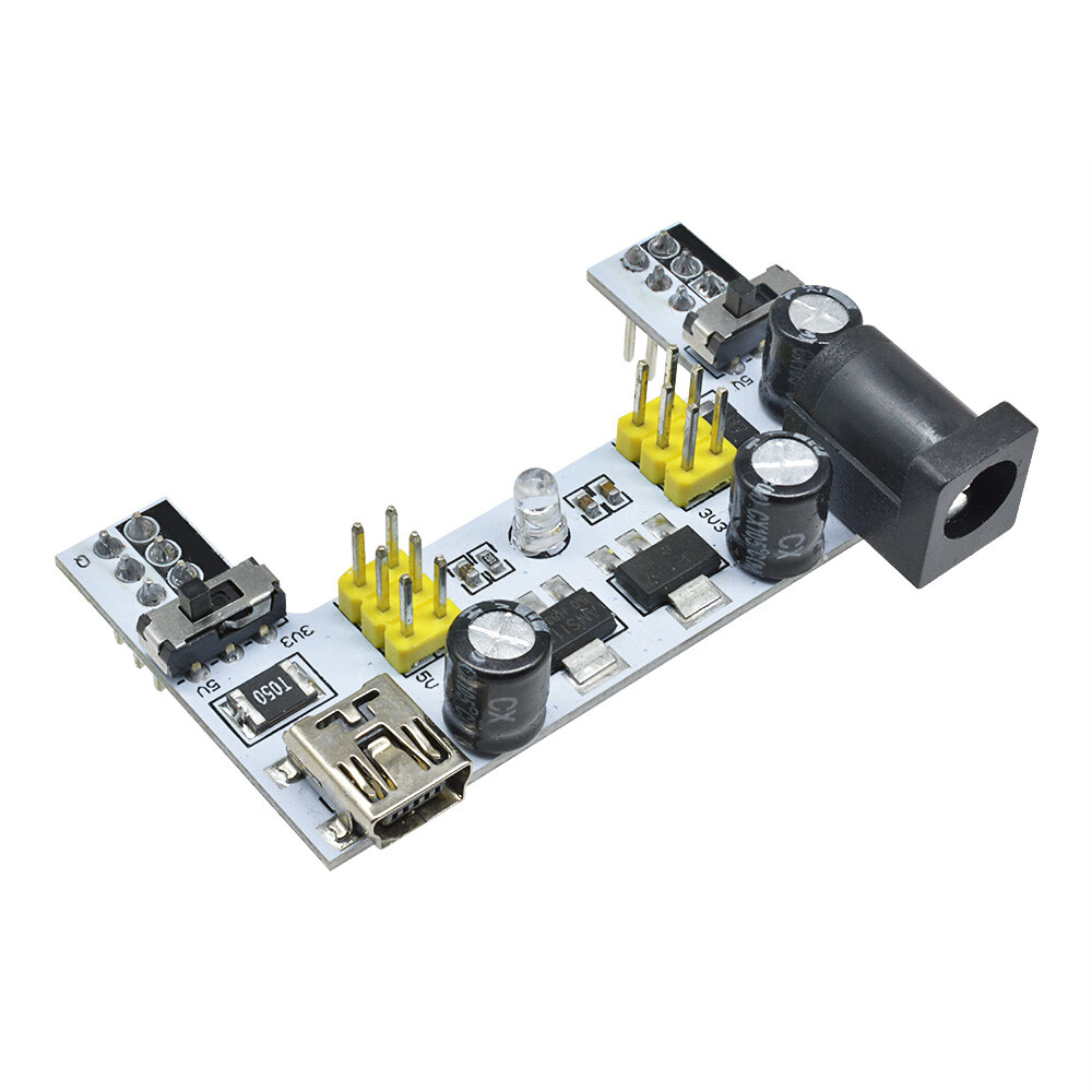 Mini USB MB102 Breadboard Power Supply Module DC7-12V For Arduino Bread Board