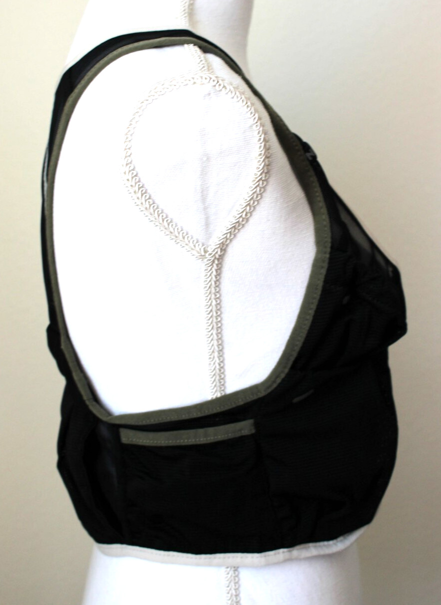 Nike Trail Vest 2.0 Women's M/L Running Black/Medium Olive/Vapor Green