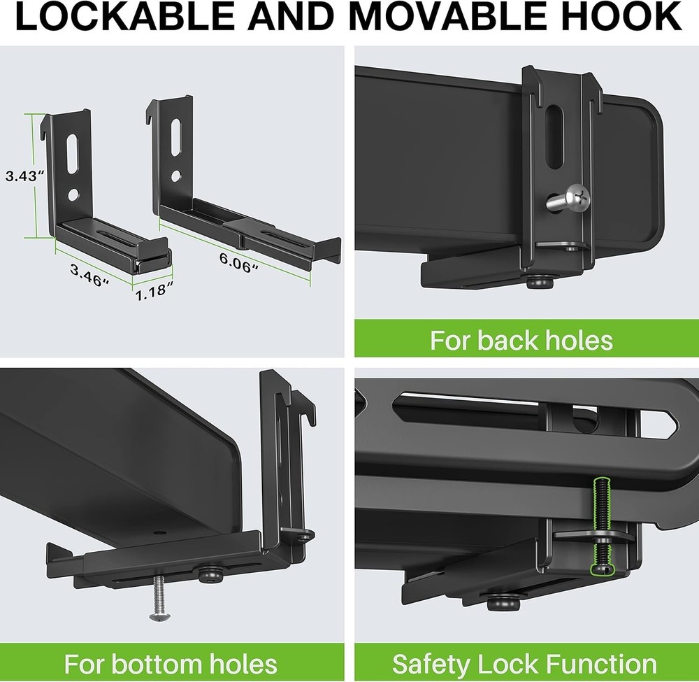 Versatile Sound Bar TV Bracket - Adjustable Holder, Easy Installation