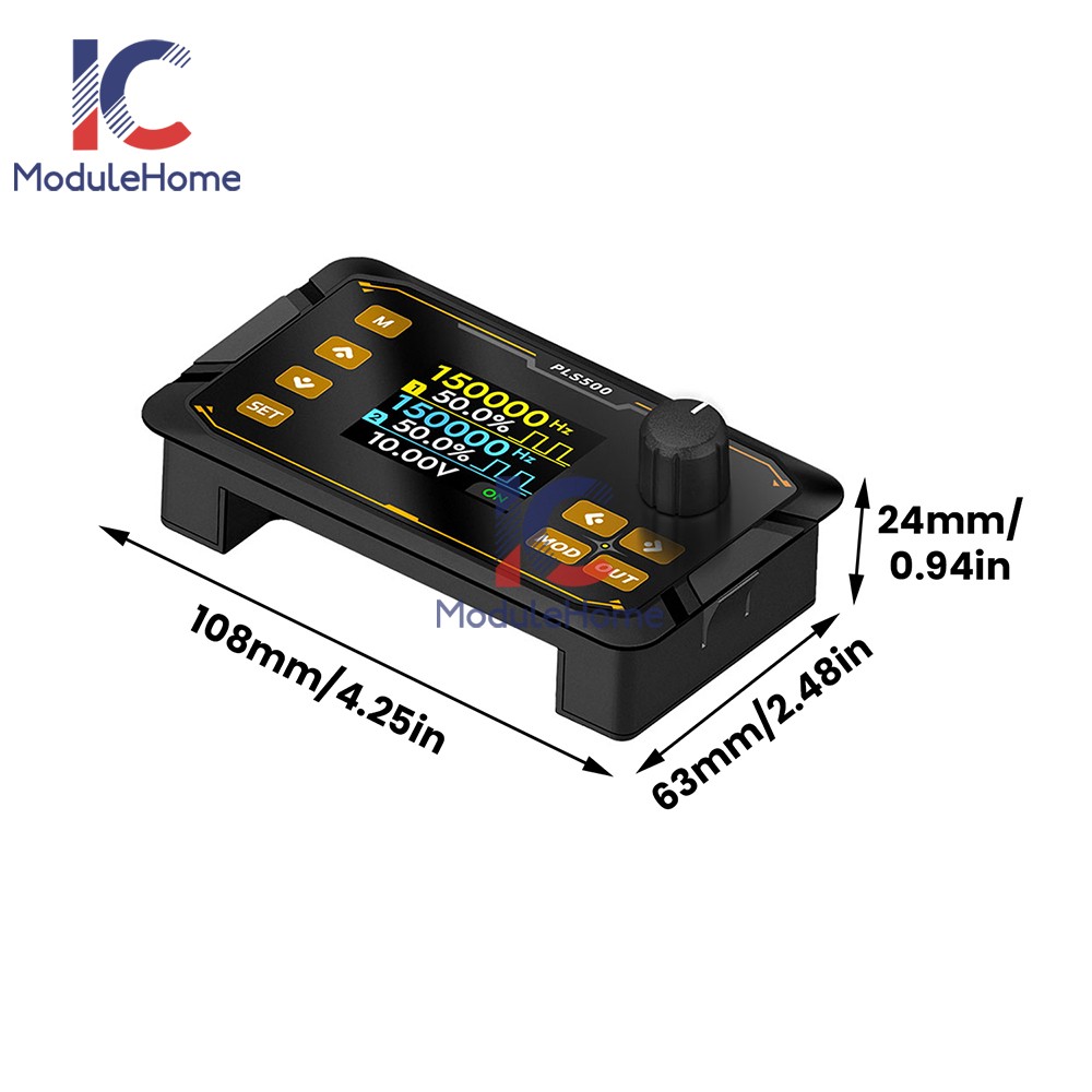 Signal Generator Module 2CH Adjustable Dead zone PWM Pulse Frequency Duty Cycle