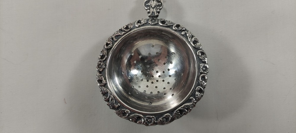 Vintage Dutch Silver Plated Windmill Over Cup Tea Strainer Rotating Sails HH 90