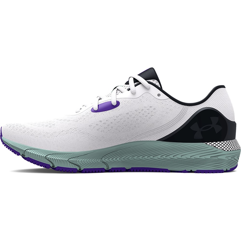 Under Armour 3024906 Womens UA HOVR Sonic 5 Running Shoes, White/Grape, Size 8.5