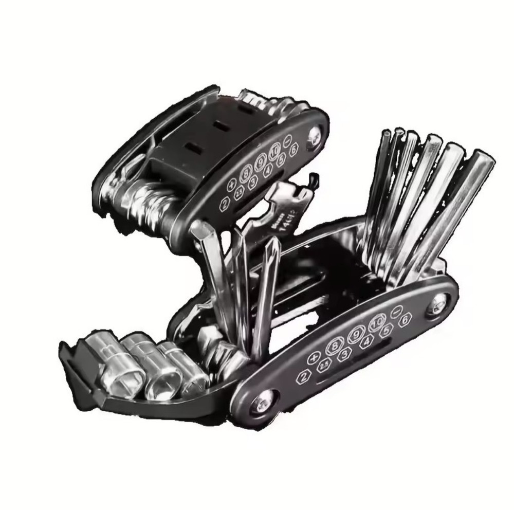 16-in-1 Socket Wrench Set, Non-Slip Rotating Head
