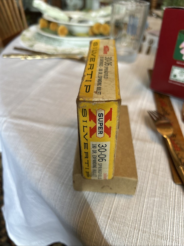 Western Super X Power Point 30-06 Springfield 180 Gr Empty Ammo Box w/ Insert