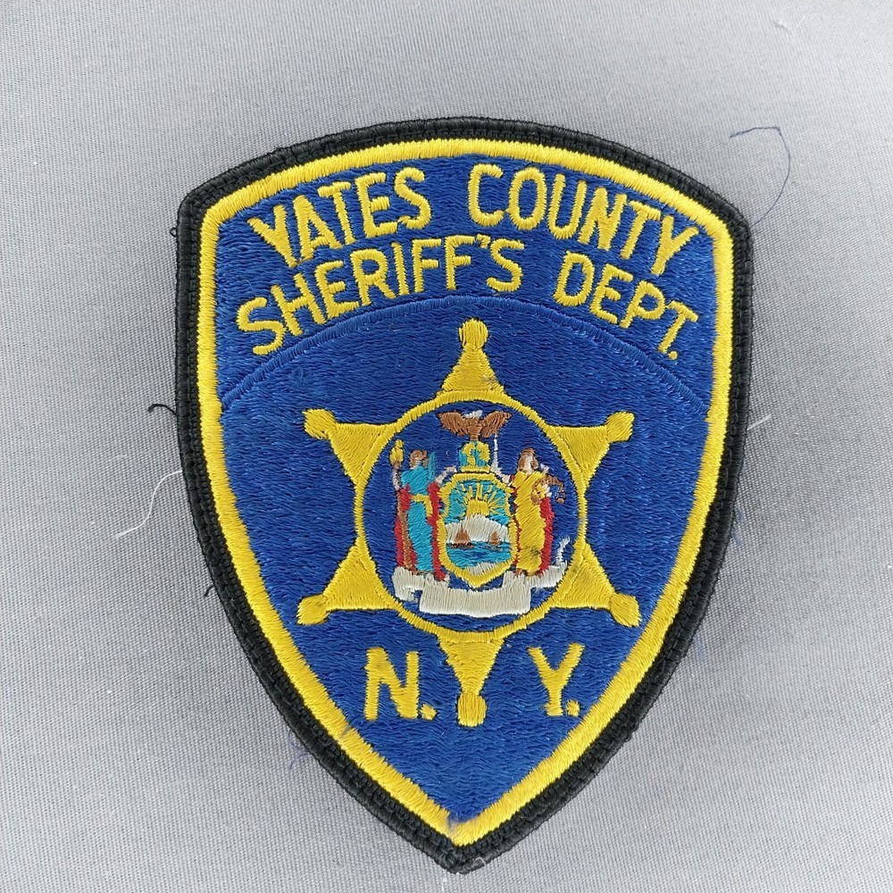 Yates County Sheriff's Dept. New York NY 4 3/4" Shoulder Patch