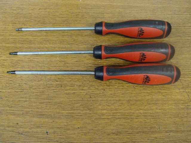 Mac Tools Set PR100B PR200B PR300B R1 Square Robertson Screwdriver Set B483