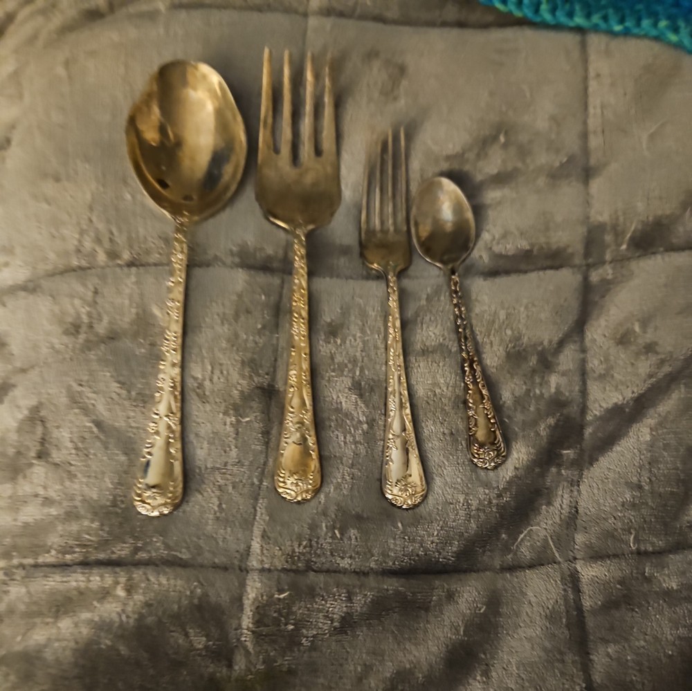 Antique Partial SILVERWARE SET