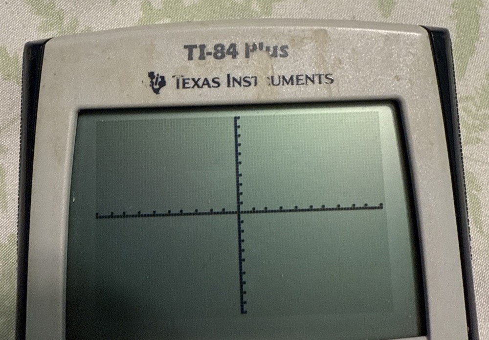Texas Instruments TI-84 Plus Graphing Calculator Blue W/Cover Tested EUC