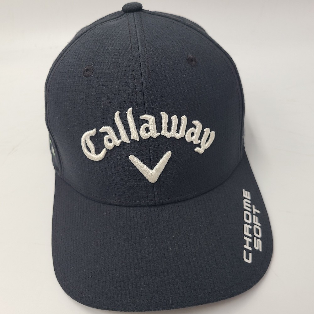 Callaway Hat Adjustable Golf Chrome Soft Apex Epic Odyssey Black White Polyester