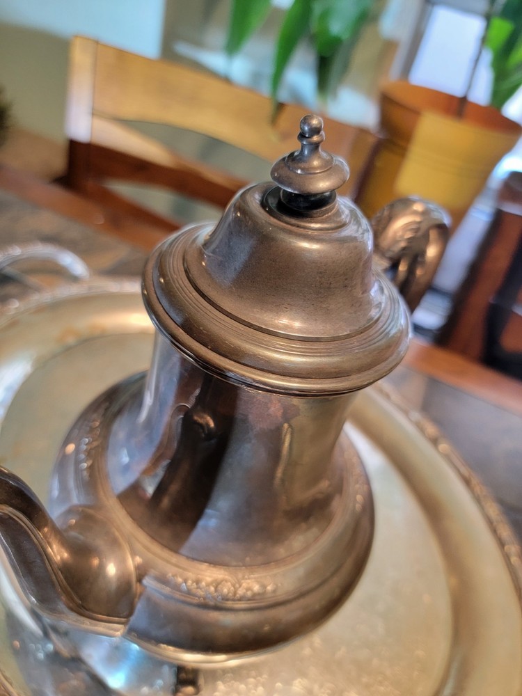 Holmes & Edwards "Youth" Pattern Coffee & Tea Service Set Pots Tray Cream Sugar