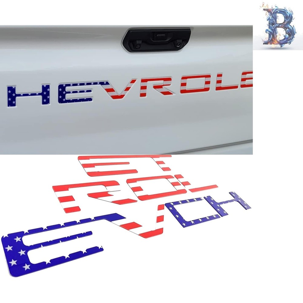 ABS Plastic Tailgate Inserts with Strong Adhesive for 2019-2025 Trucks