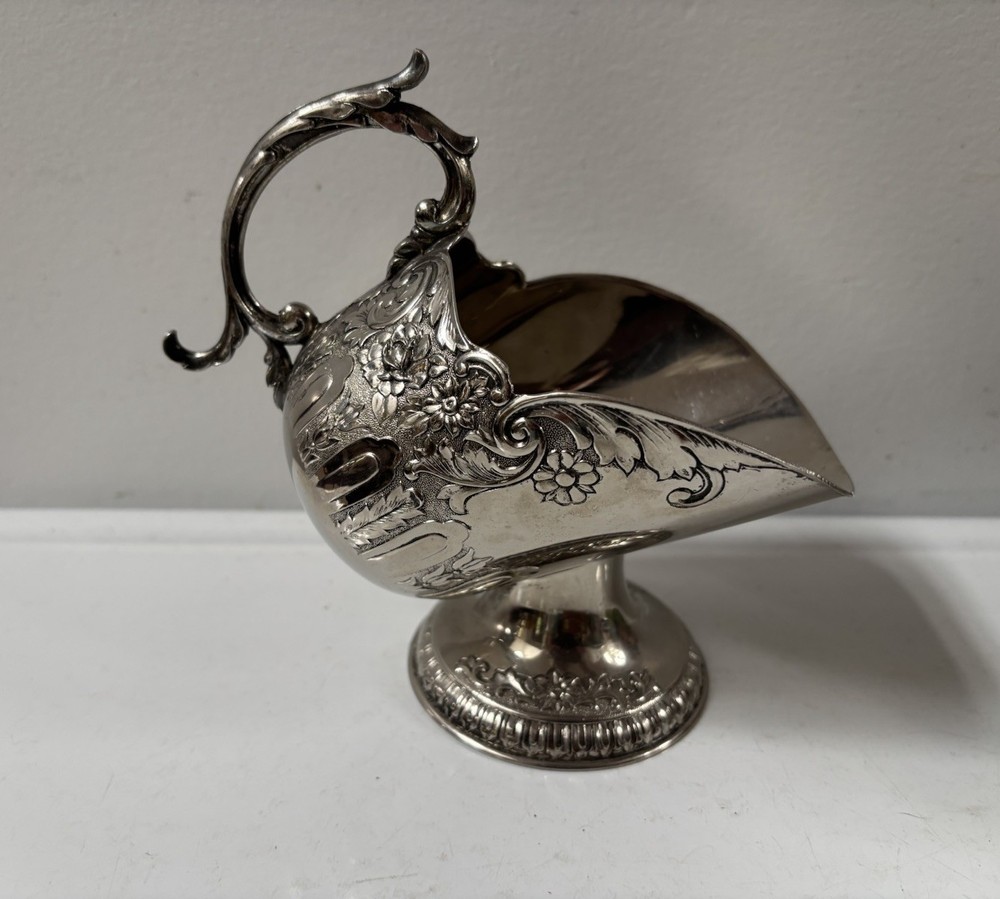 Antique Silverplate Sugar Scuttle