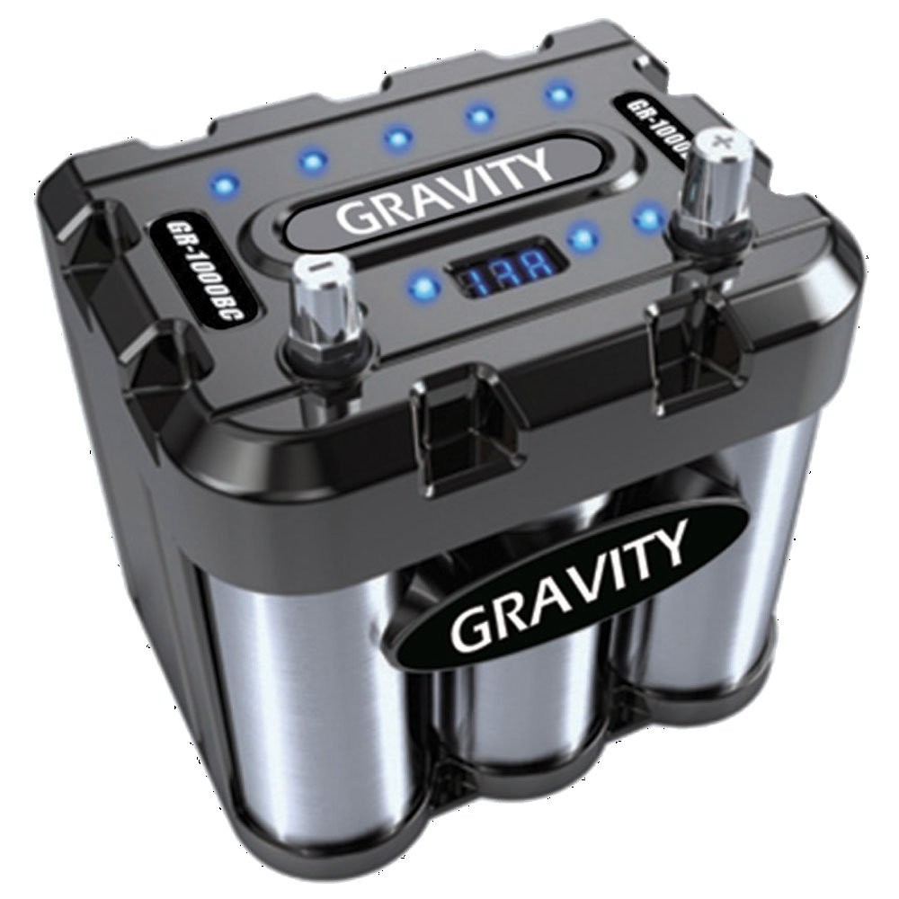 Gravity GR-1000BC 1000 Amp Car Battery Capacitor for Powerful Audio Systems