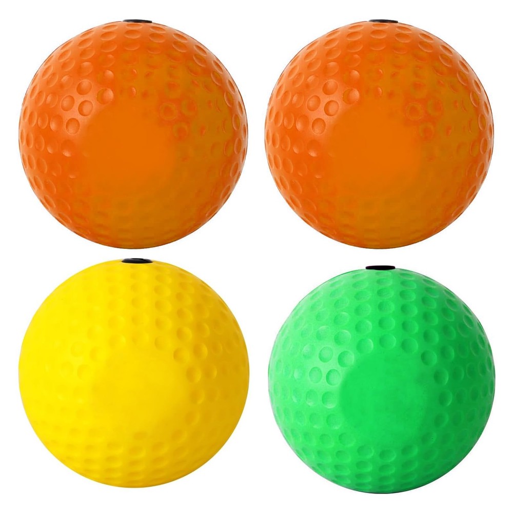Boxing Reflex Ball Headband Set - 4-Pack Reflex Balls with 2 Adjustable Headb...