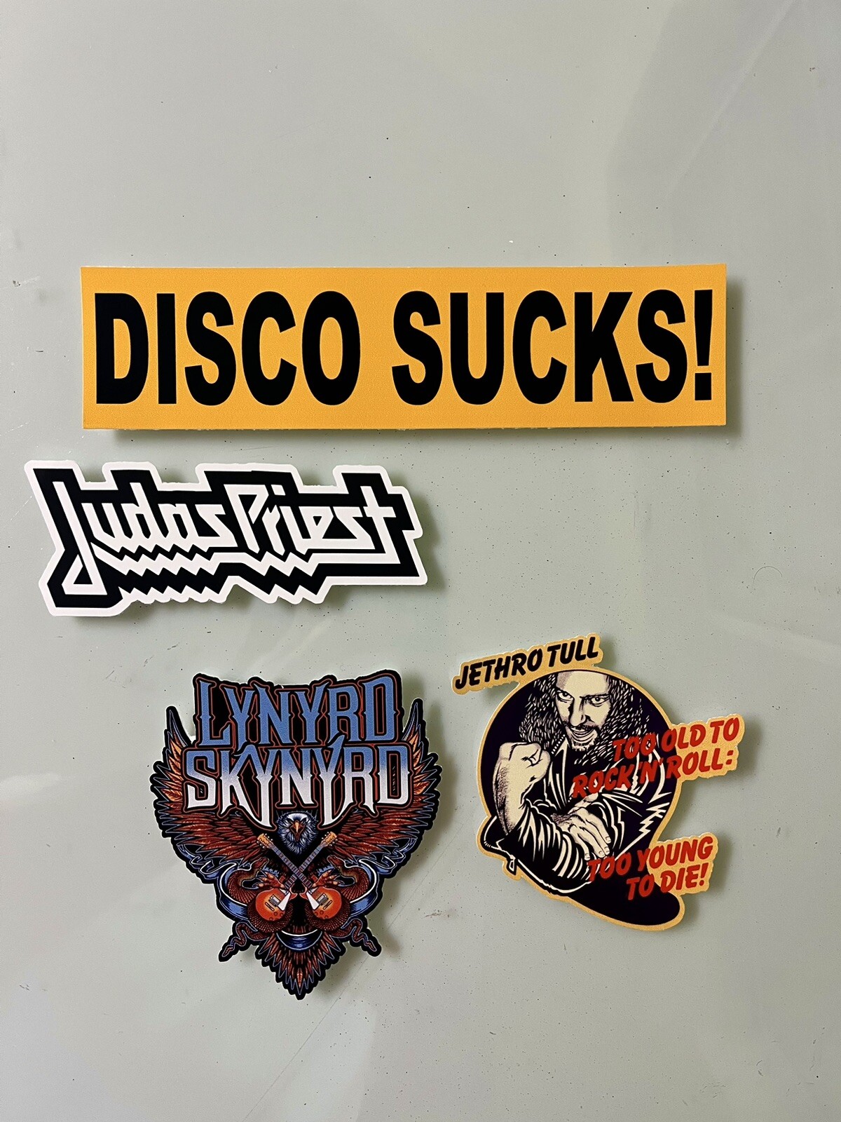 Classic Rock Sticker Pack - Led Zeppelin Queen Ac/dc Van Halen 70’s Classic Rock