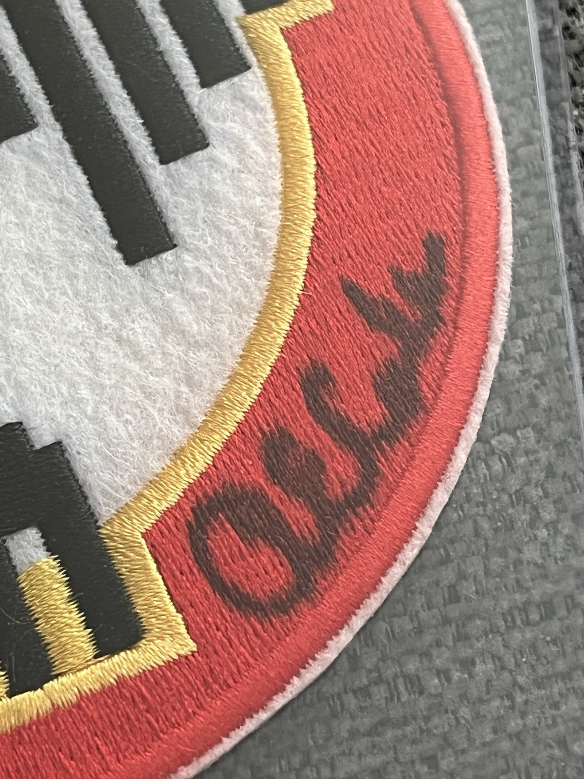 PSA RICHARD COLE SIGNED 14th BOMB SQUADRON PATCH