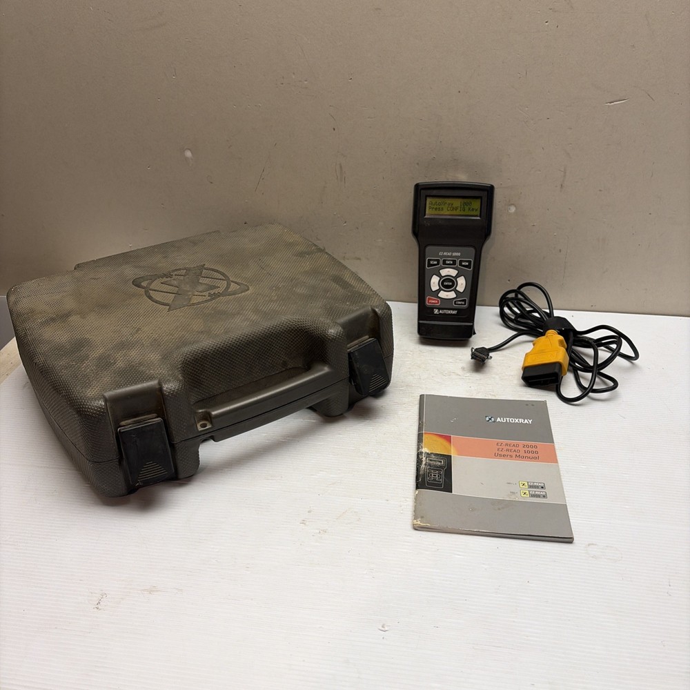 Autoxray Ez Read 1000 With Case Manual Interface Cable
