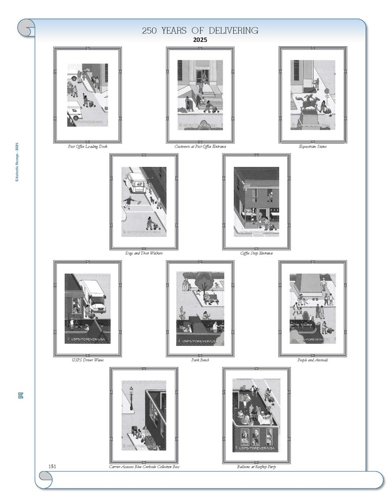 2025 U.S. Commemorative Singles COMPLETE Supplement (White Ace Alternative)