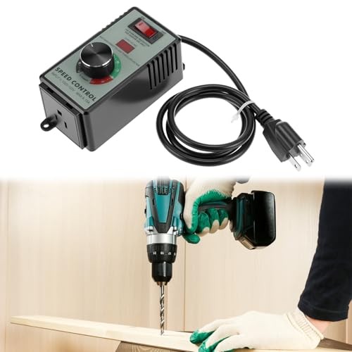 AC Motor Speed Controller,120V 15A 4000W Fan Speed Variable Speed Controller