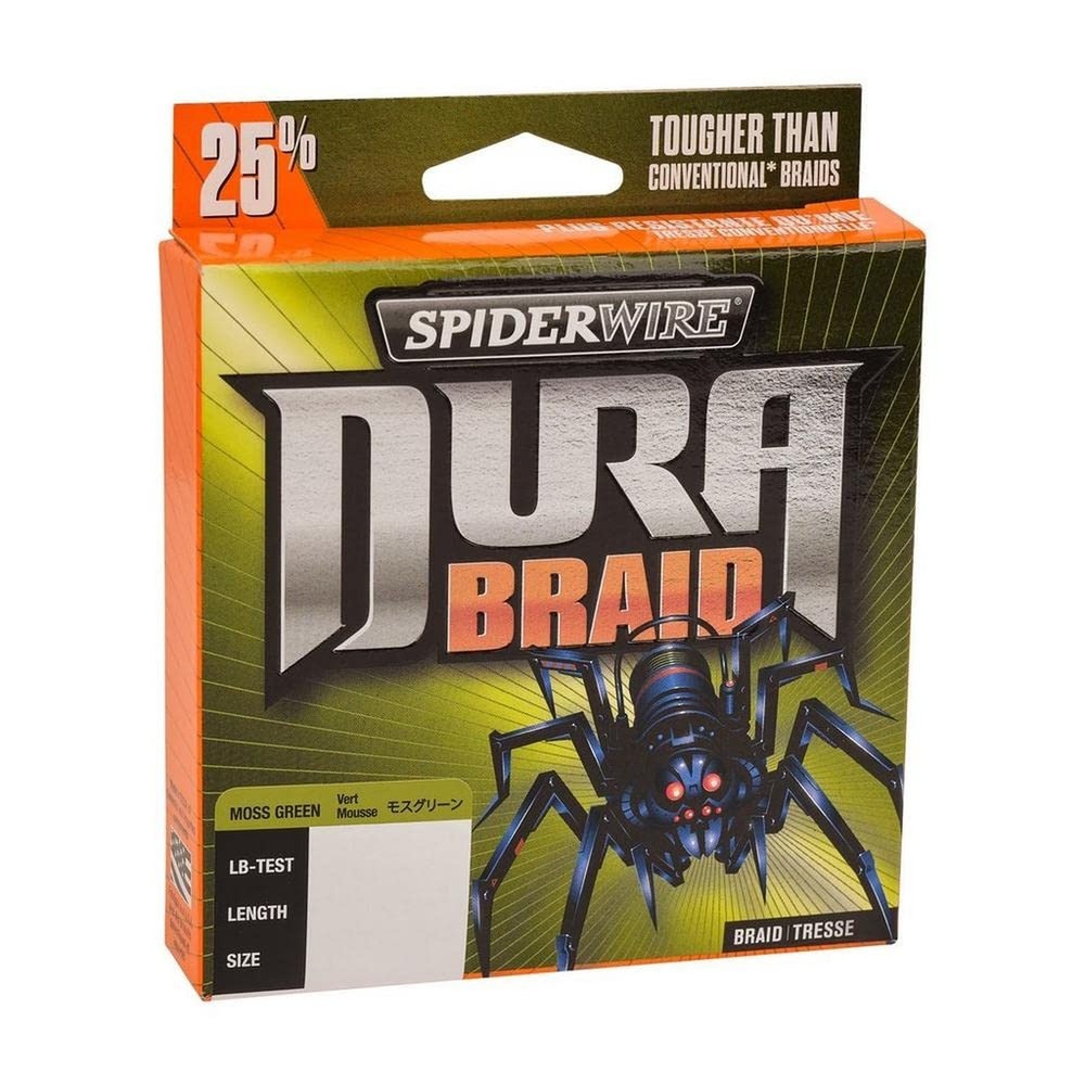 SpiderWire DuraBraid Moss Green 20lb - 150yd