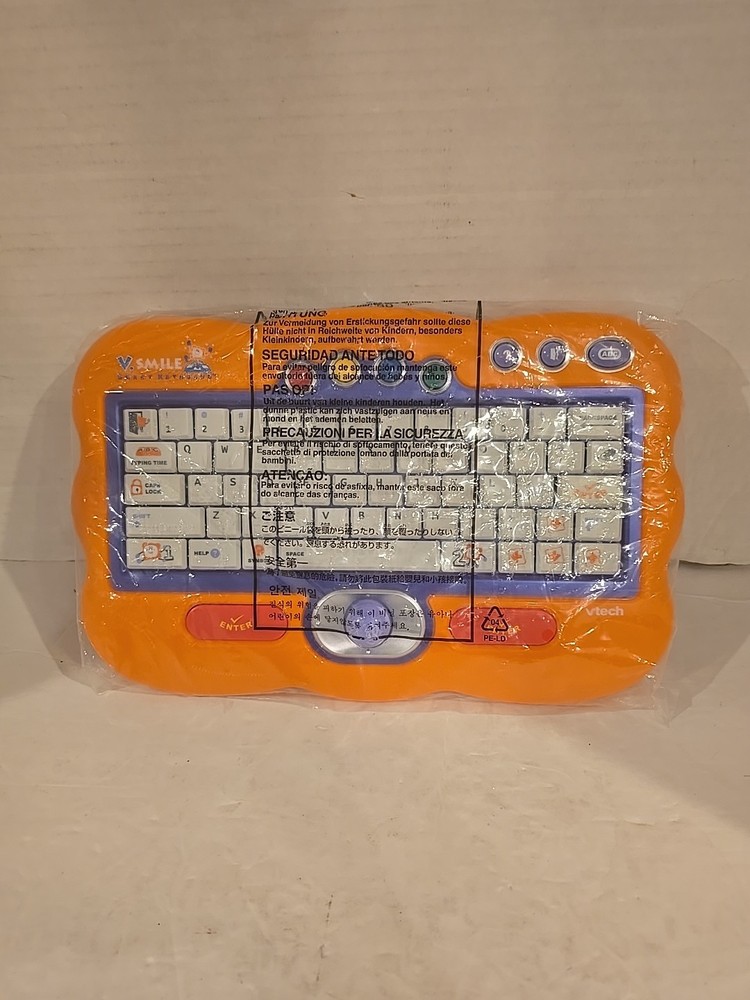 VTech V.Smile Smart Keyboard 2007 Learning System Educational With Cartridge