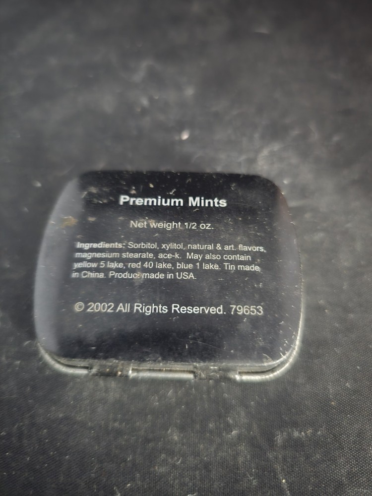2002 Allison Transmission Premium Mints Tin-Empty