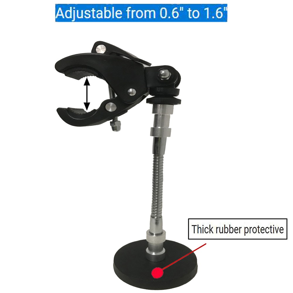 Flashlights Magnetic Mounting Brackets Holder for D-Cell Torches Flashlights