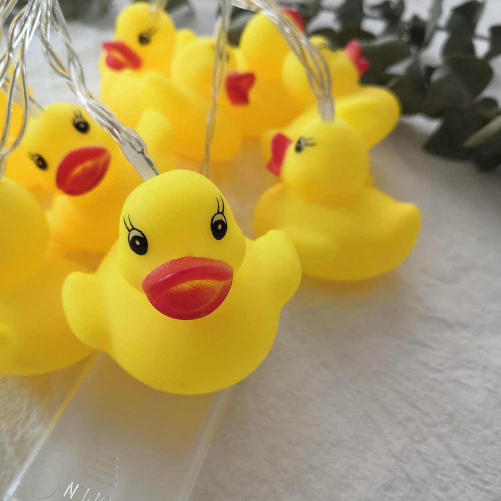 Garden Hanging String Light Cartoon Duck Ambient String Light for Indoor active