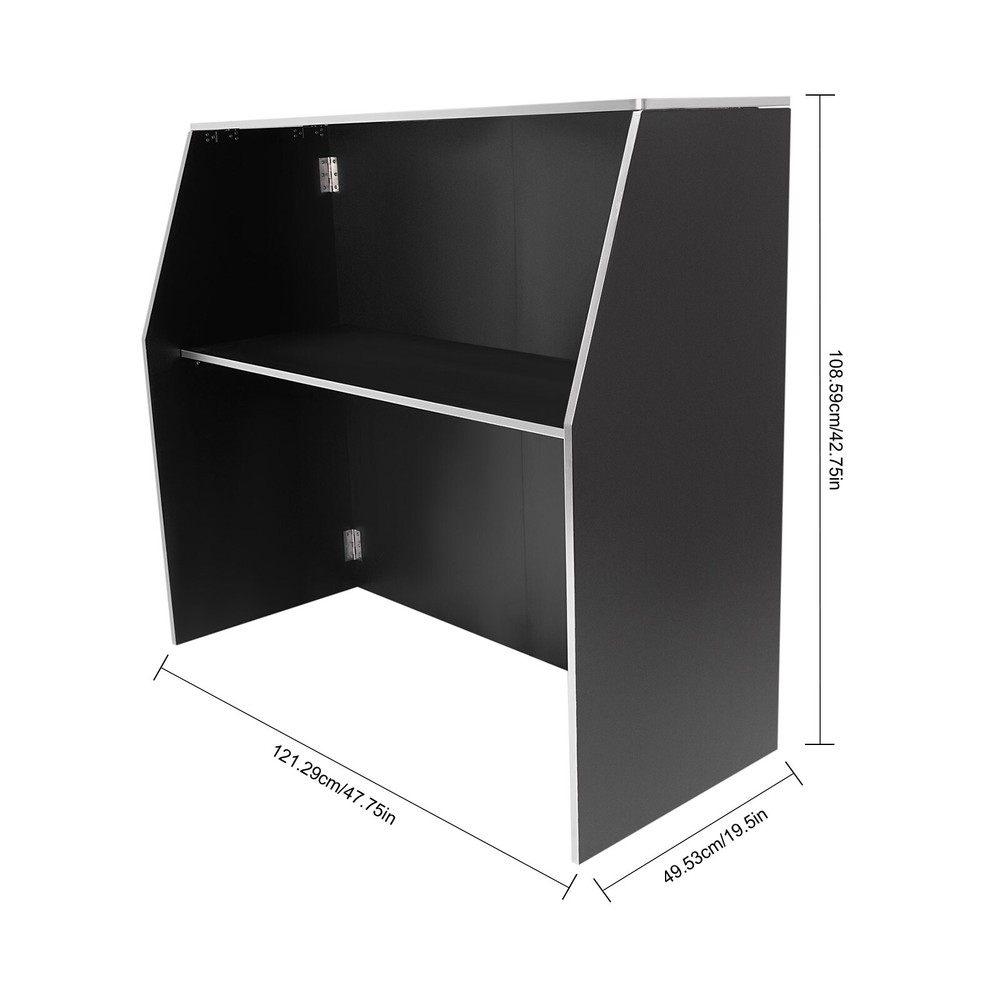 Double Layer Bar Prep Table Set - Mobile Bartender Station for Events