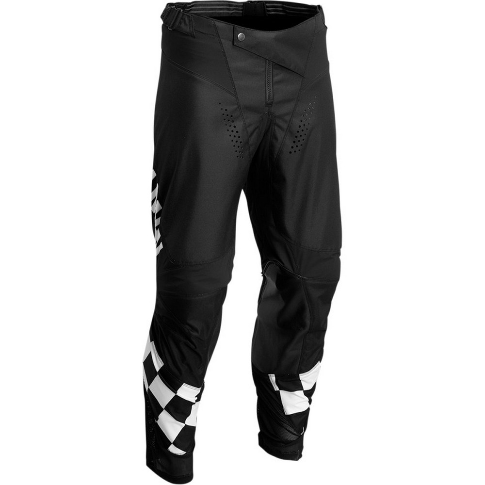 Thor Hallman Differ Checkers Mens MX Offroad Pants Black