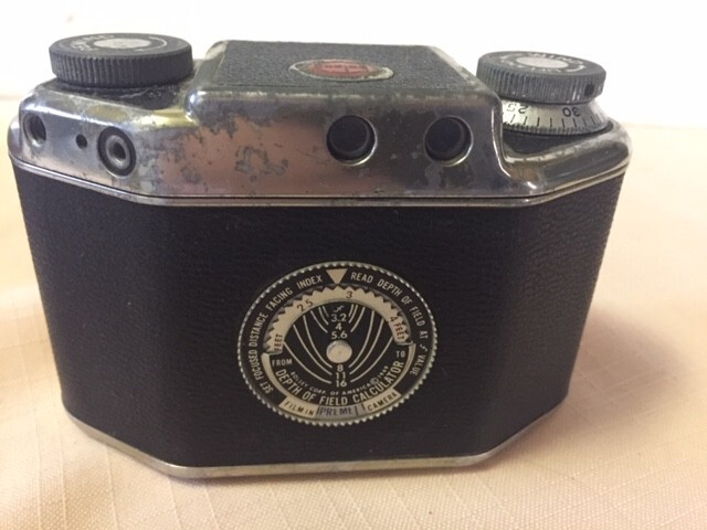 BOLSEY RANGEFINDER CAMERA MODEL 2 w/LEATHER CASE & STRAP FOR DISPLAY ONLY