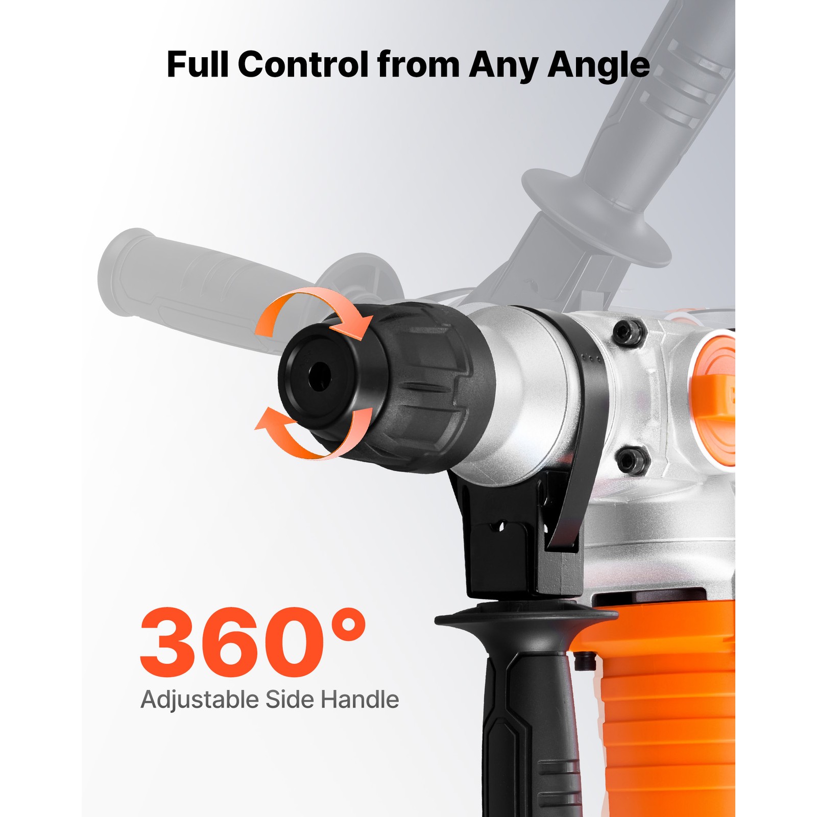 Uimoso Rotary Hammer Drill 1-1/8 in SDS-Plus Electric for Concrete and Masonry