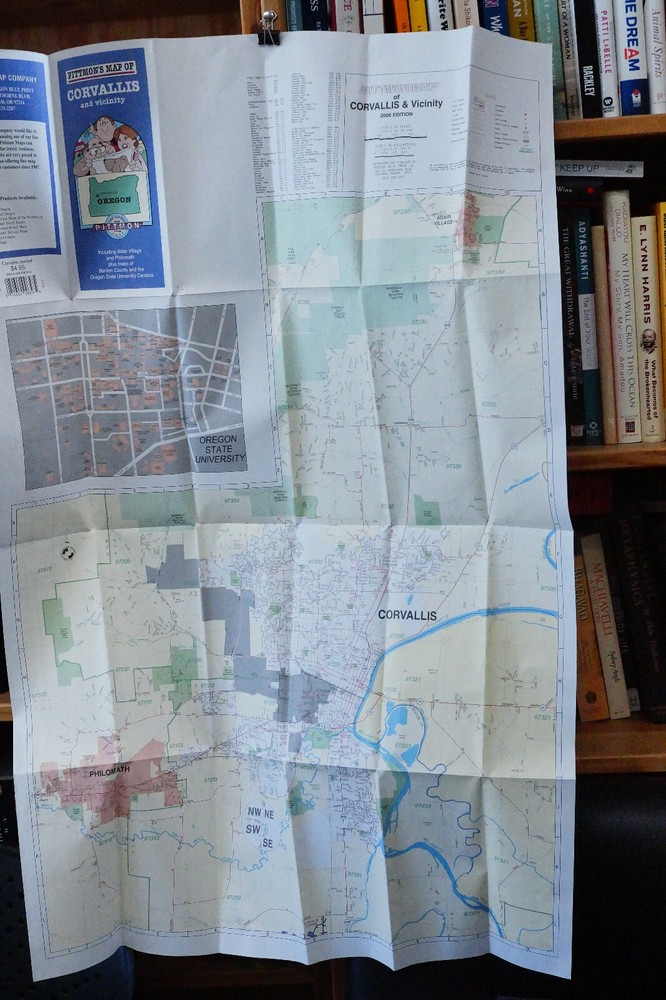 Corvallis and Vicinity - Pittmon Map - 2006