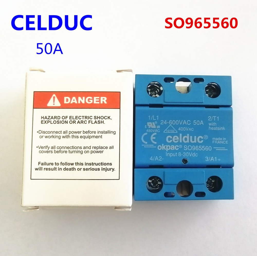 CELDUC solid state relay SO965560 input 3-32VDC OUTPUT 12-280VAC
