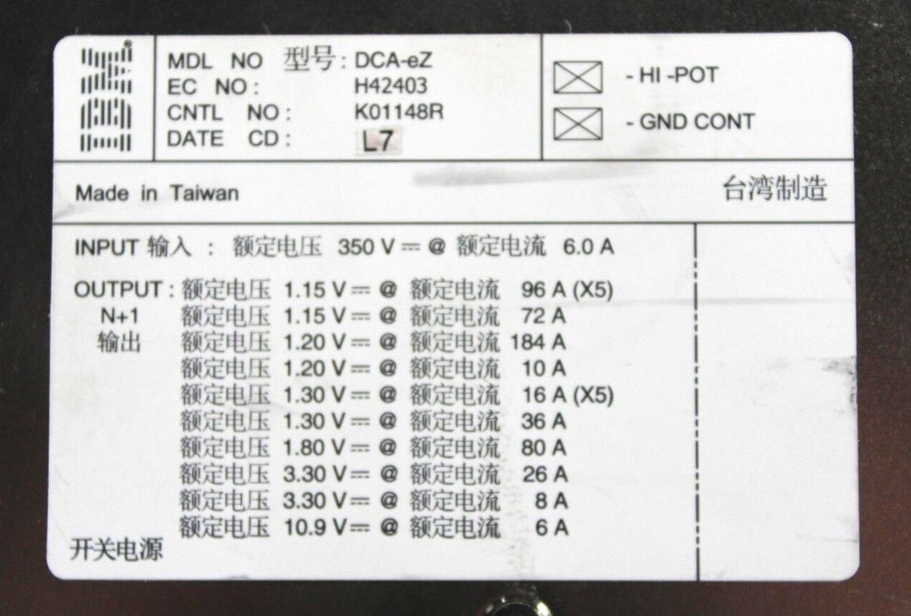 45D0879 DCA-eZ Distributed Converter Assembly 73Y9689
