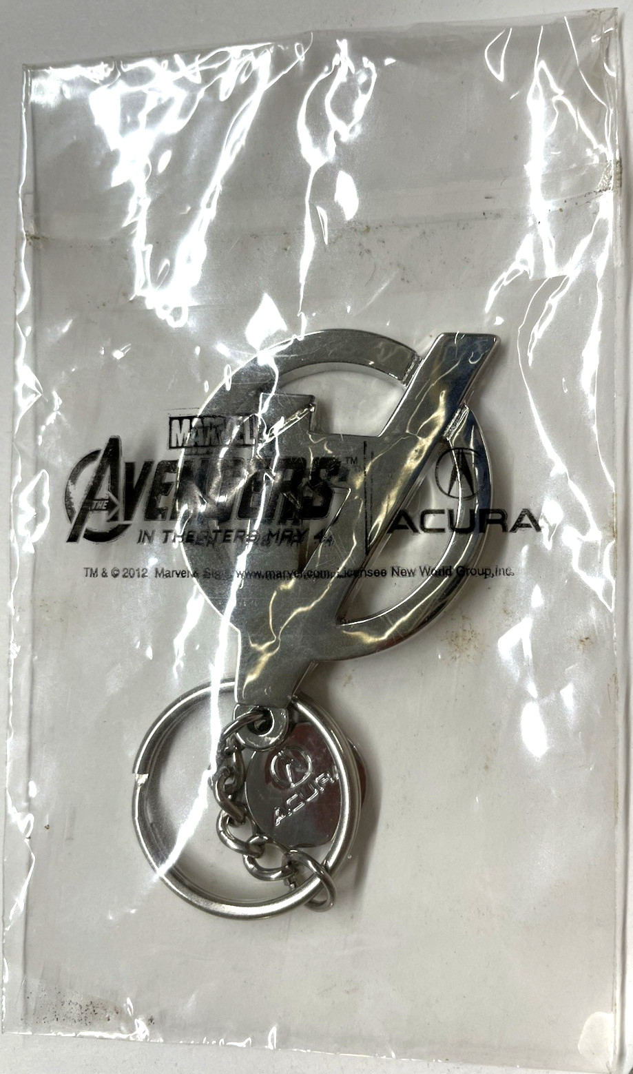 Thor Hammer Avengers Badge Keychain Acura Sponsor Marvel Movie Premier Swag