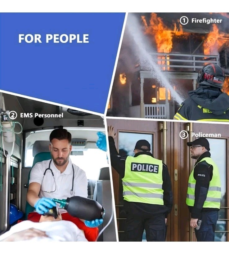 3Pcs Professional Stainless Steel Firefighter Tool Set