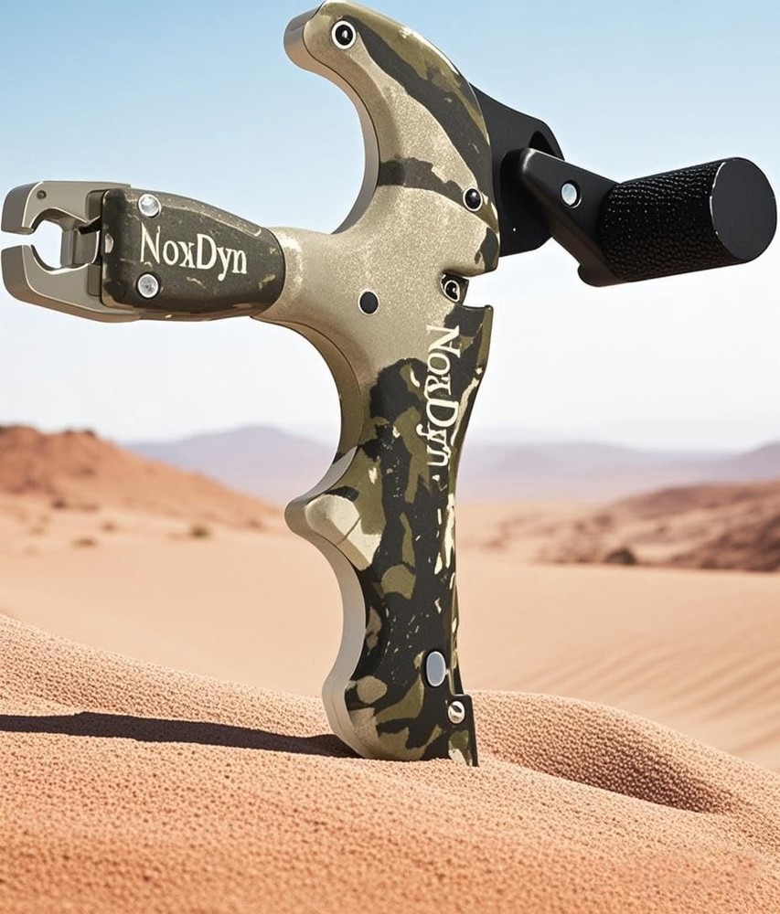 Camo Bow Release for Compound Bow, 4-Finger Archery Release 360° Rotatable Th...