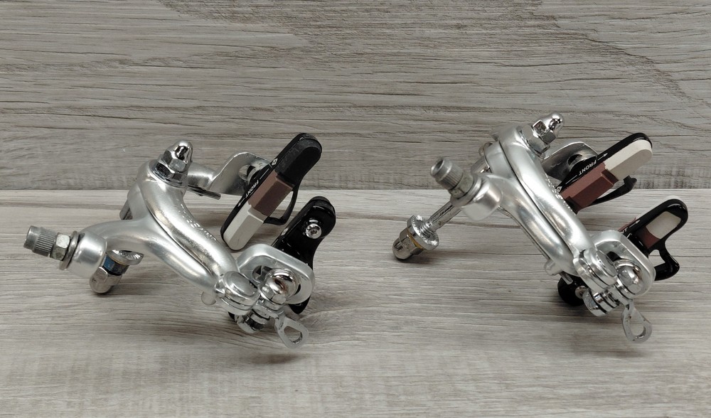 Vintage Universal MOD. 77 Front and Rear Side-pull Brake Set, Nutted