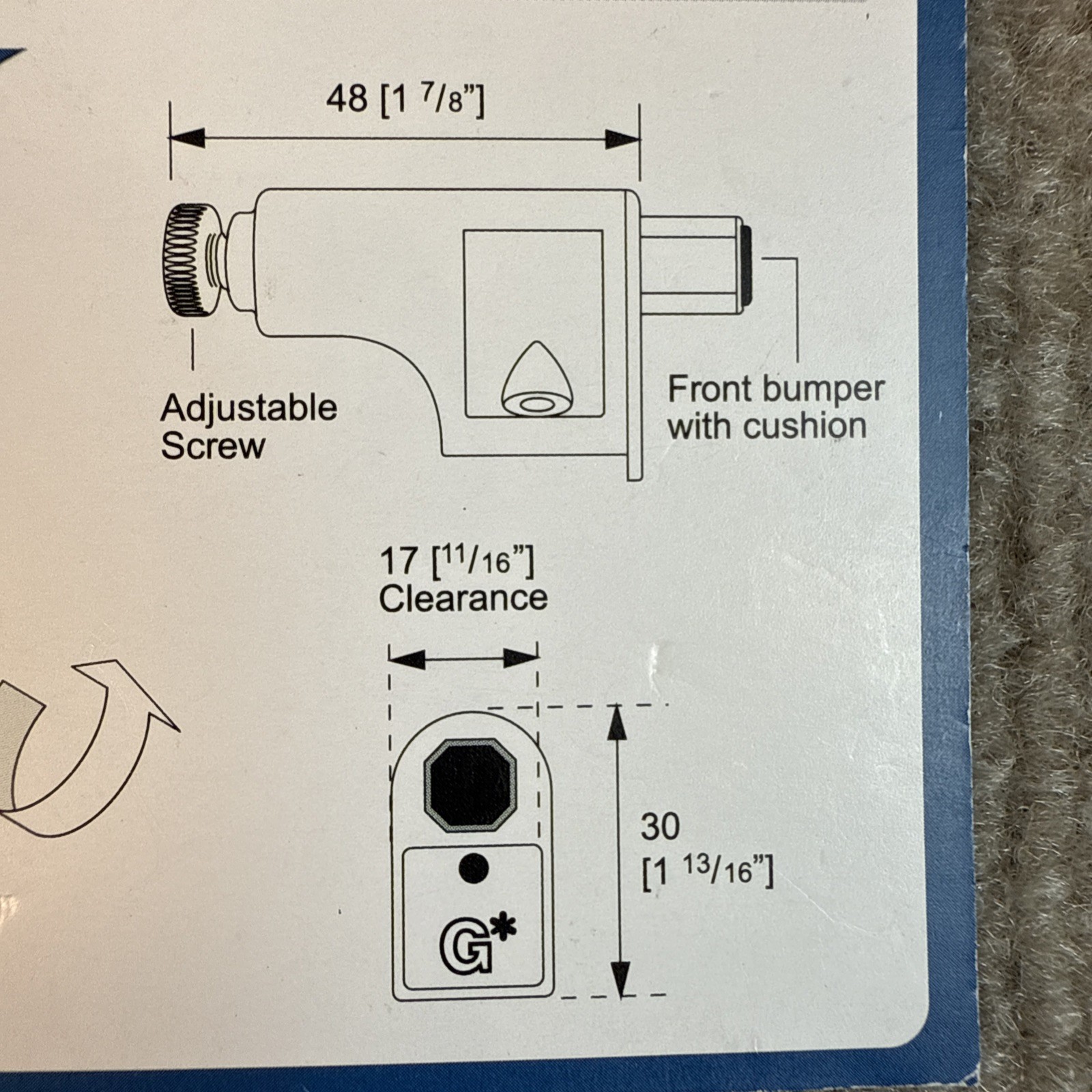 40-PACK ROK HARDWARE SCD103 SOFT CLOSE DAMPER W/SCREWS FOR CABINET DOORS NICKEL