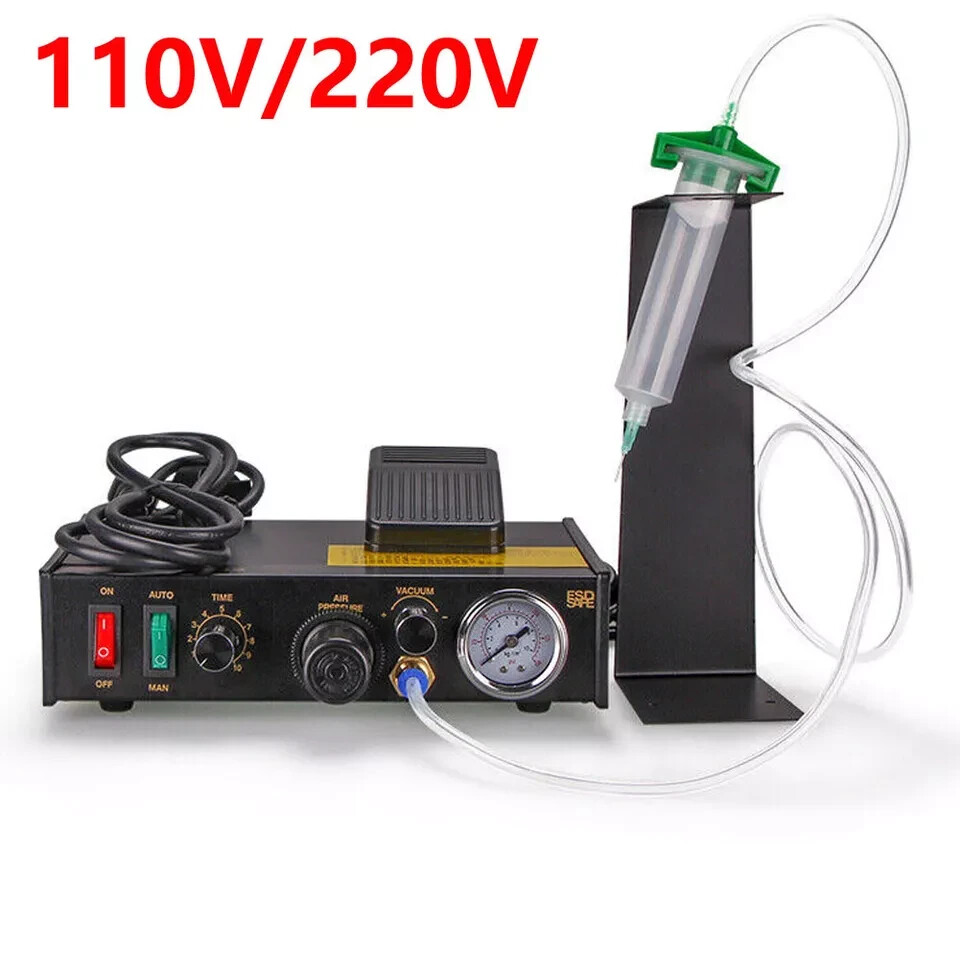 Glue Dispenser BY-982 Semi-Automatic Solder fluxes Paste Controller Dropper 110V